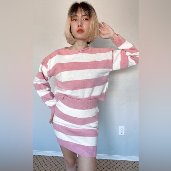 BRAND NEW! 2 pieces pink sweat dress - Picture 4 of 12